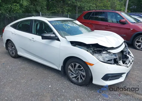2018 Honda Civic Sedan Ex from USA, damaged, VIN 2HGFC2F76JH521112